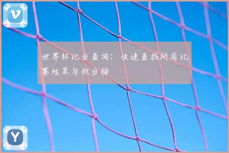 世界杯比分查询：快速查找所有比赛结果与积分榜